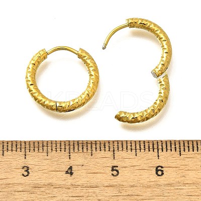 304 Stainless Steel Hoop Earrings for Women EJEW-M068-13C-G-1