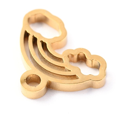 304 Stainless Steel Charms STAS-O142-69G-1