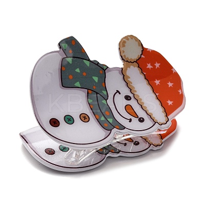 Christmas Claw Plastic Claw Hair Clips LS-PHAR-K006-01C-1