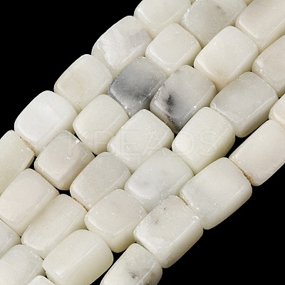 Natural White African Opal Beads Strands G-D098-D04-02-1