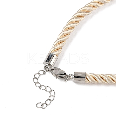 5MM Nylon Twisted Cord Necklace Making FIND-G096-01P-26-1