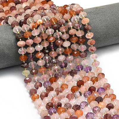 Natural Mixed Gemstone Beads Strands G-P573-A30-01-1