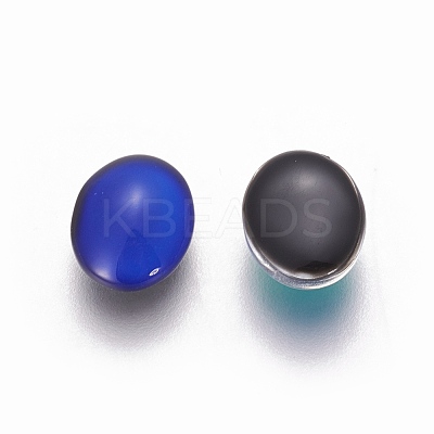 Glass Cabochons GGLA-J010-05-8x10mm-1