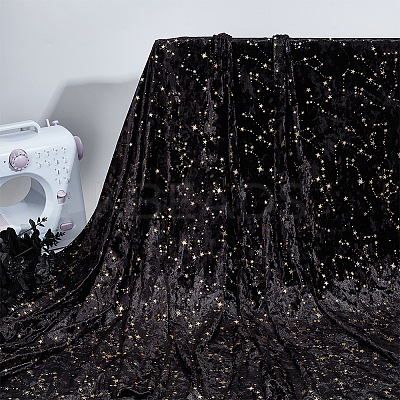 1M Velvet Spandex Fabric DIY-BC0017-52D-1
