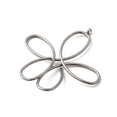 Non-Tarnish 304 Stainless Steel Pendants STAS-C085-02P-1