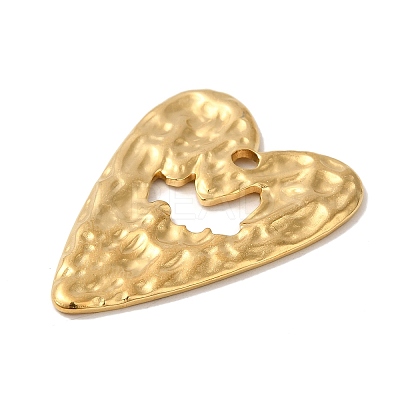 304 Stainless Steel Pendants STAS-Q309-08G-1
