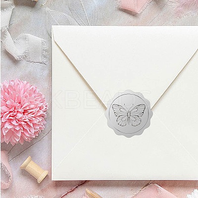 34 Sheets Silver Foil Embossed PET Picture Sticker DIY-WH0528-020-1