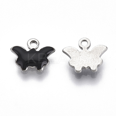201 Stainless Steel Enamel Charms STAS-N088-20-1