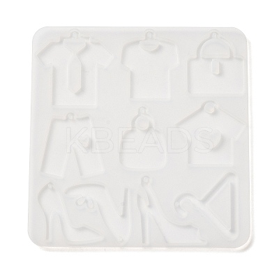 Shoes Clothes Hanger Bag Pendant DIY Silicone Molds LS-SIMO-C012-01B-1