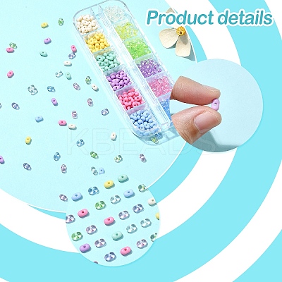 Opaque & Transparent Acrylic Beads MACR-YW0003-16-1