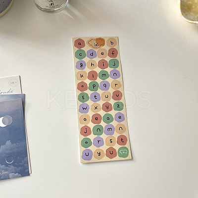 PVC Self-Adhesive Letter Stickers WG56011-03-1