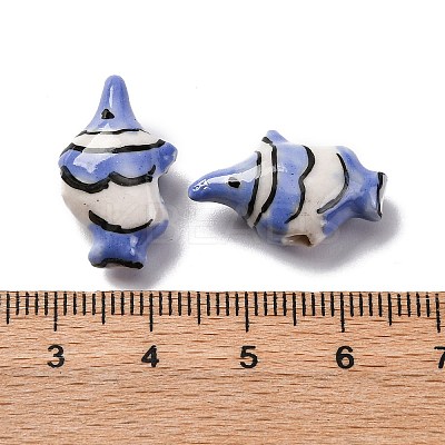 Handmade Porcelain Beads PORC-R002-02J-1