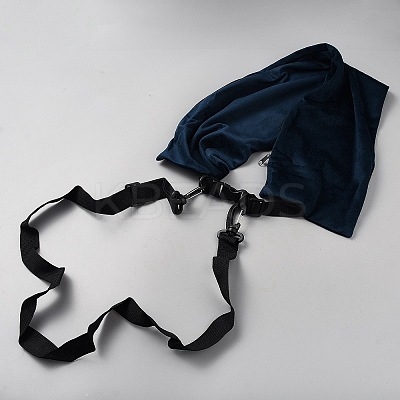 Velvet with Polyester Travel Pillowcase AJEW-WH20006-66B-1