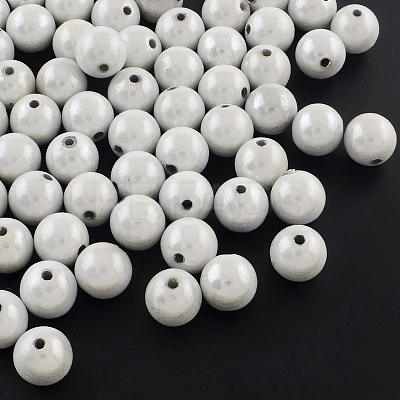 Spray Painted Acrylic Beads MACR-Q154-16mm-001-1