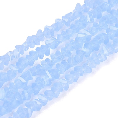 Imitation Jade Glass Beads Strands GLAA-N020-3mm-07-1