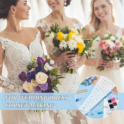 Mesh Bridal Dress Zipper Replacement DIY-WH0496-06A-1