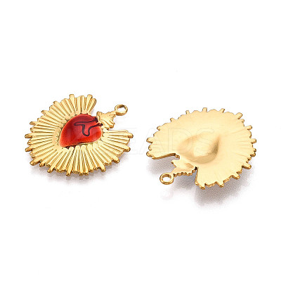 Ion Plating(IP) 304 Stainless Steel Pendants STAS-N107-09G-1