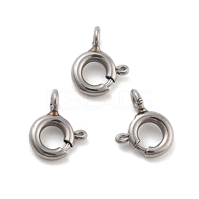 Non-Tarnish 316 Stainless Steel Spring Ring Clasps X-STAS-B072-08P-01-1
