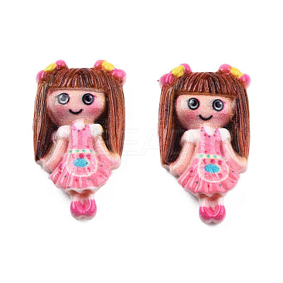 Opaque Resin Cabochons CRES-N018-052-1