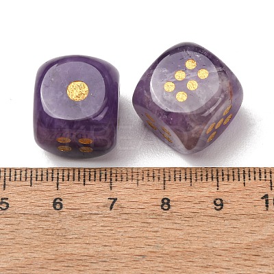 Natural Amethyst Dices G-T143-29-13-1