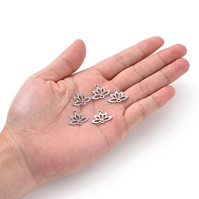 Non-Tarnish 201 Stainless Steel Pendants STAS-N090-JA698-1