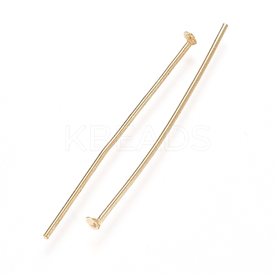 100Pcs 304 Stainless Steel Flat Head Pins STAS-ZF0001-08-1