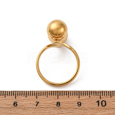 304 Stainless Steel Adjustable Cuff Rings for Women RJEW-B131-03A-1