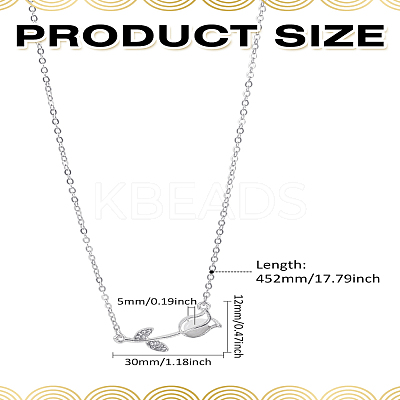 1Pc Alloy Resin Flower Pendant Necklaces for Women NJEW-LP0002-86P-1