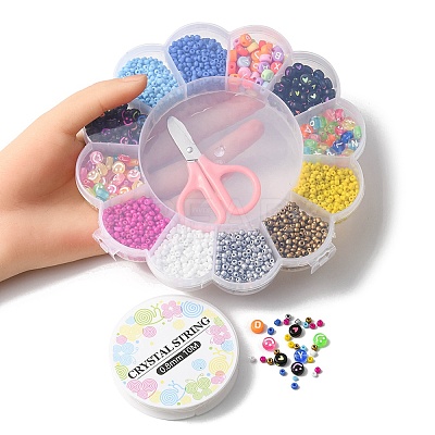 Glass Seed Beads & Acrylic Beads DIY Jewelry Sets DIY-YW0005-92-1