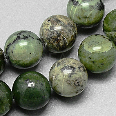 Natural Ruby in Zoisite Beads Strands G-Q948-73-1