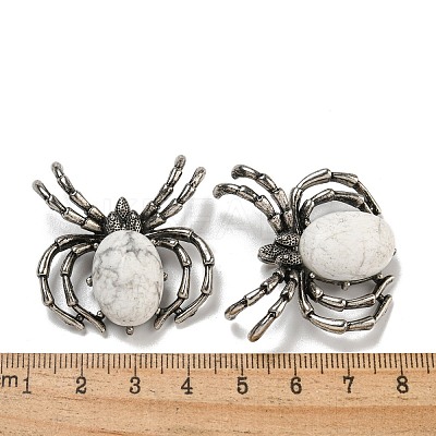 Natural Howlite Pendants G-G147-05AS-03-1