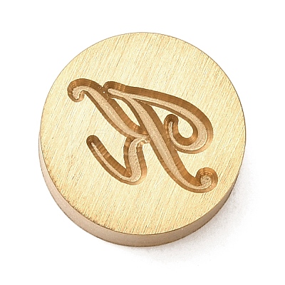 Golden Tone Brass Letter Stamps LS-KK-R005-01K-1