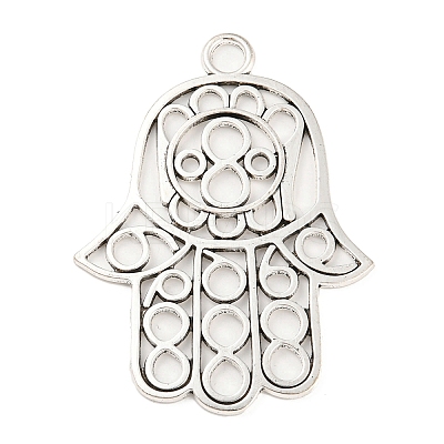Tibetan Style Alloy Big Pendants TIBE-P001-36AS-1
