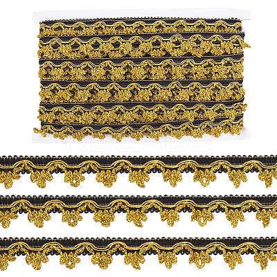 24Yards Filigree Polyester Lace Trim OCOR-GF0005-28D-1