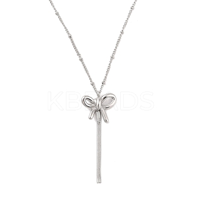 Non-Tarnish 304 Stainless Steel Pendant Necklaces NJEW-Z036-04P-1