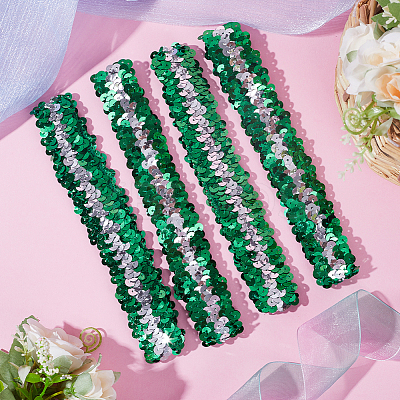10Pcs Wide Stretch Sparkling Headband MRMJ-GF0001-45A-1