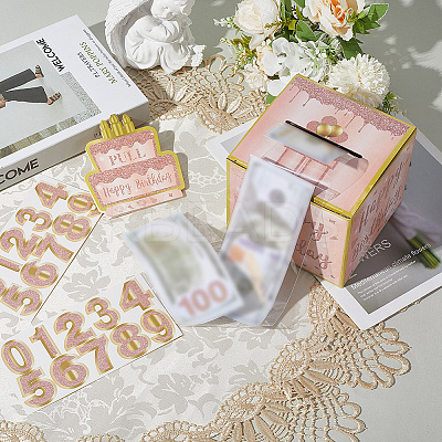 Happy Birthday Day Money Box for Cash Gift Pull DIY-WH200050-32B-1