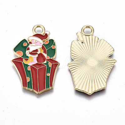 Eco-Friendly Alloy Enamel Pendants ENAM-Q437-062-NR-1