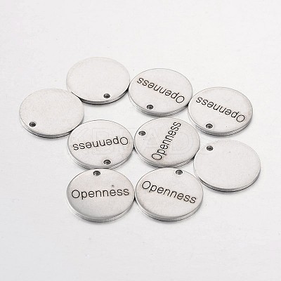 Non-Tarnish 201 Stainless Steel Pendants LS-STAS-O078-C20-1
