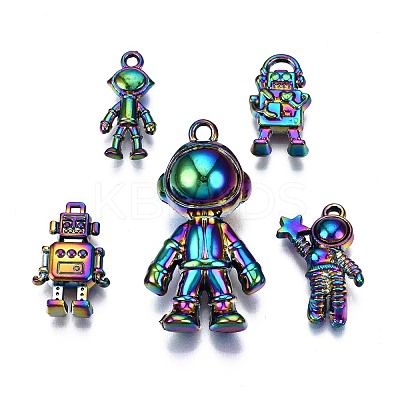 Rainbow Color Alloy Pendants PALLOY-S180-191-NR-1