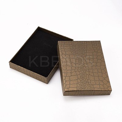 Python Pattern Cardboard Jewelry Set Boxes CBOX-L007-008C-1