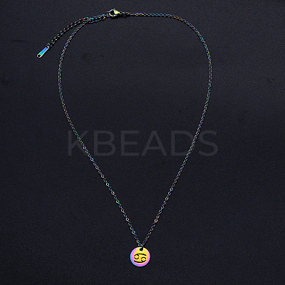 201 Stainless Steel Pendants Necklaces LS-NJEW-S105-JN627-4-1