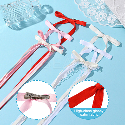 12Pcs 6 Colors Platinum Iron Alligator Hair Clips for Girls PHAR-SP0001-12-1