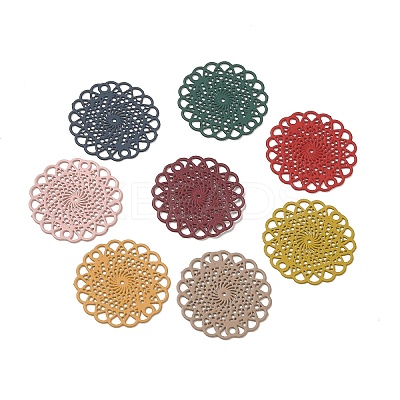 430 Stainless Steel Connector Charms STAS-H181-05-1