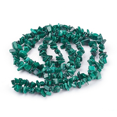 Natural Malachite Beads Strands X-G-F079-02-1