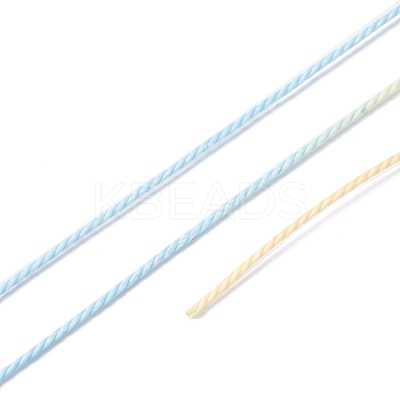 Segment Dyed Twisted Waxed Polyester Cord YC-C003-01B-1