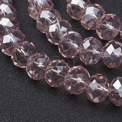 Glass Beads Strands GR10MMY-39L-1