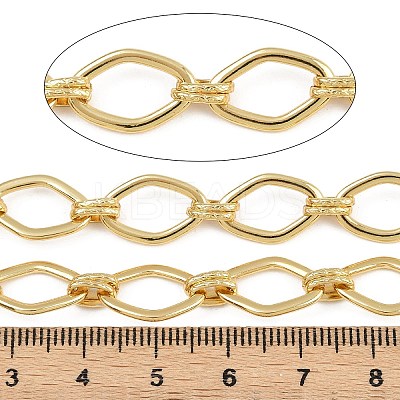 Brass Rhombus Link Chains CHC-L054-09G-1