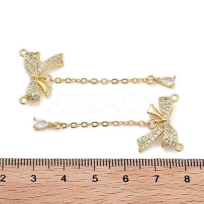 Rack Plating Brass Micro Pave Clear Cubic Zirconia Big Pendants KK-Z064-12G-02-1