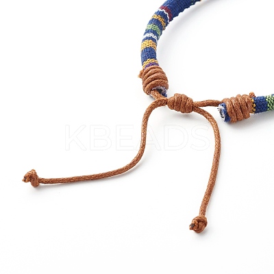 Ethnic Cord Anklet for Girl Women AJEW-AN00449-1
